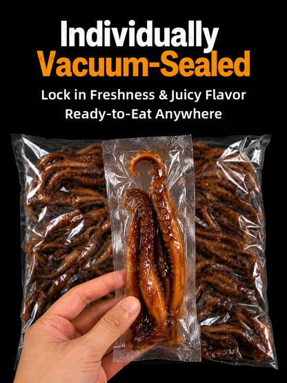 🦑BBQ Roasted Whole Squid Snack – Ready to Eat, Individually Wrapped-9YOE9