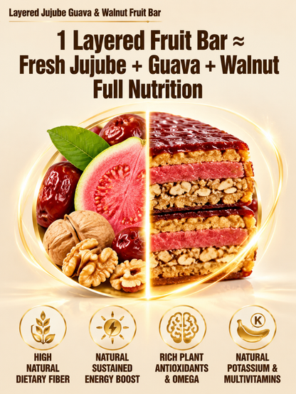 🔴Sweet & Sour Jujube Guava Sandwich Snacks  Soft Chewy Natural Dried Fruit Treat-9YOE9