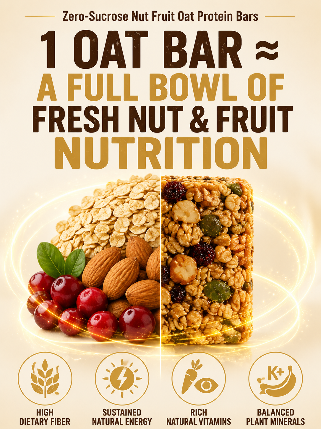 🥚Oat Protein Granola Bars Low Calorie Snack-9YOE9