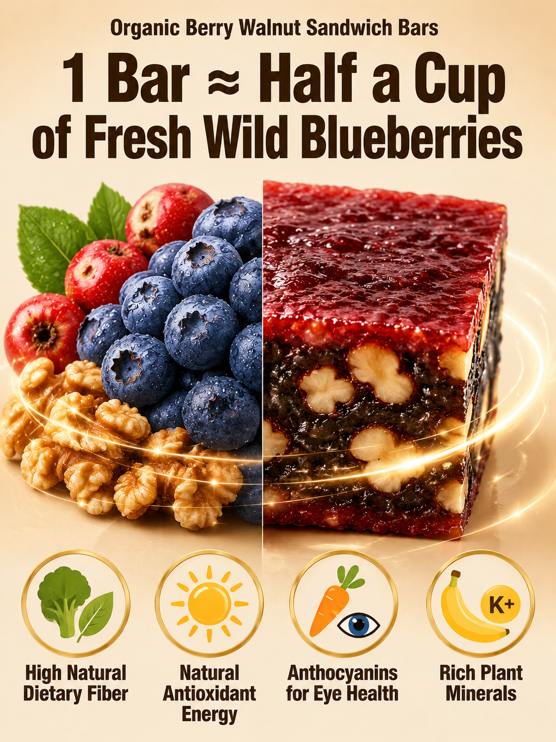 ⛰️Blueberry Walnut Hawthorn Bites, No Added Sugar-9YOE9