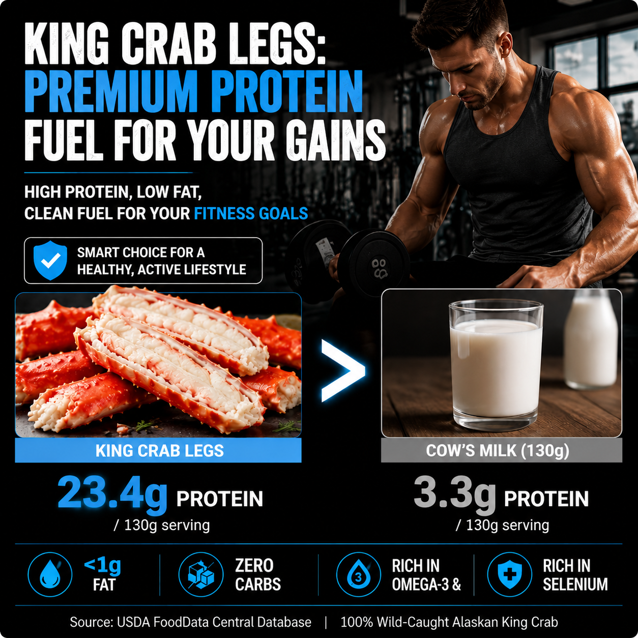 Alaskan Red King Crab Legs-9YOE9