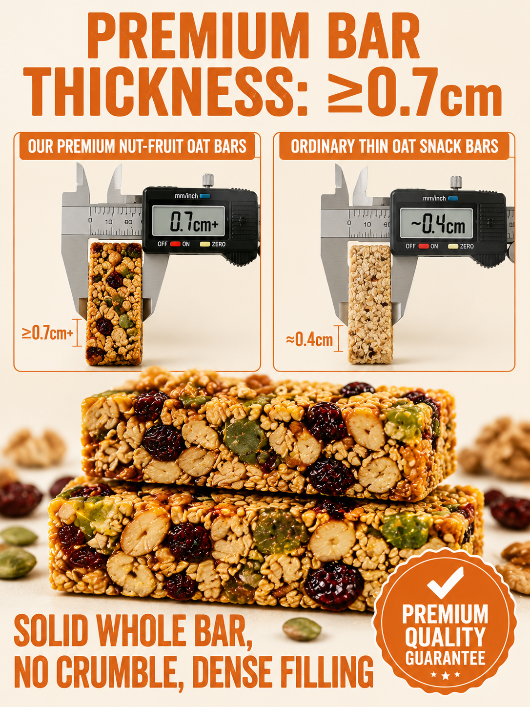 🥚Oat Protein Granola Bars Low Calorie Snack-9YOE9