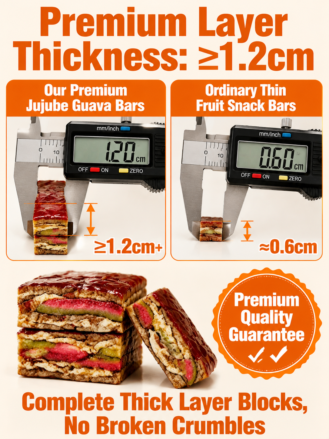 🔴Sweet & Sour Jujube Guava Sandwich Snacks  Soft Chewy Natural Dried Fruit Treat-9YOE9