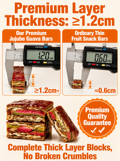 🔴Sweet & Sour Jujube Guava Sandwich Snacks  Soft Chewy Natural Dried Fruit Treat-9YOE9