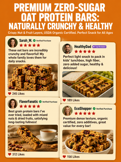 🥚Oat Protein Granola Bars Low Calorie Snack-9YOE9